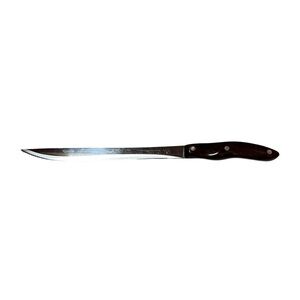 Cutco Silver Serrated Knife brown